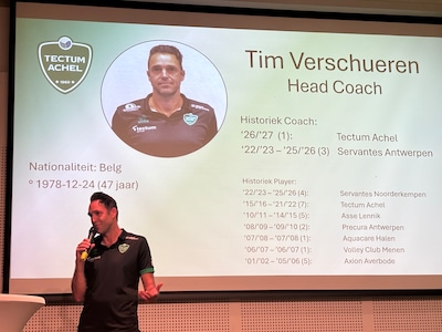 Nieuwe Achel-coaches Tim Verschueren en Robin Overbeeke debuteren zondag in Supercup