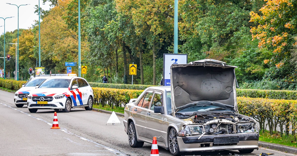 Gewonde bij kettingbotsing op de Amsterdamseweg in Amersfoort