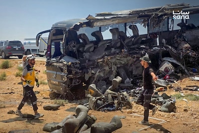 Tientallen doden door botsing tussen bussen in Syrië