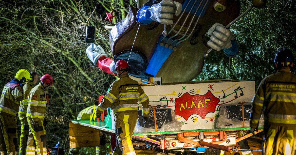 Carnavalisten in shock na dodelijk ongeluk met optochtwagen in Meerssen