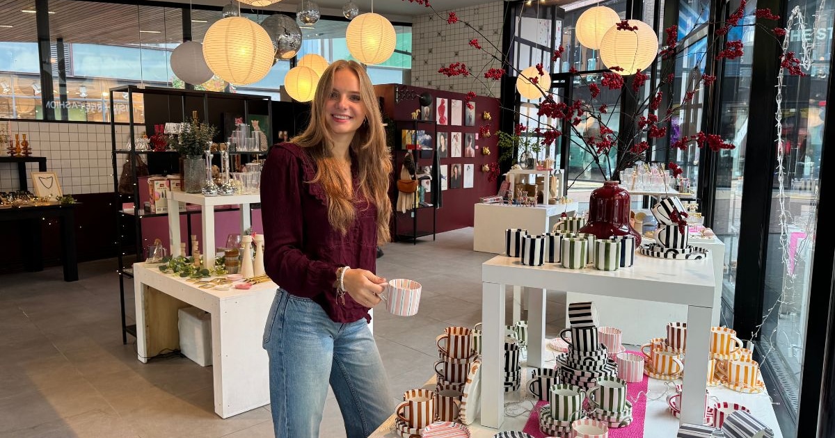 Coosje is pas 19 en opent haar eigen pop-upwinkel: 'Naast mijn studie en bijbaan'