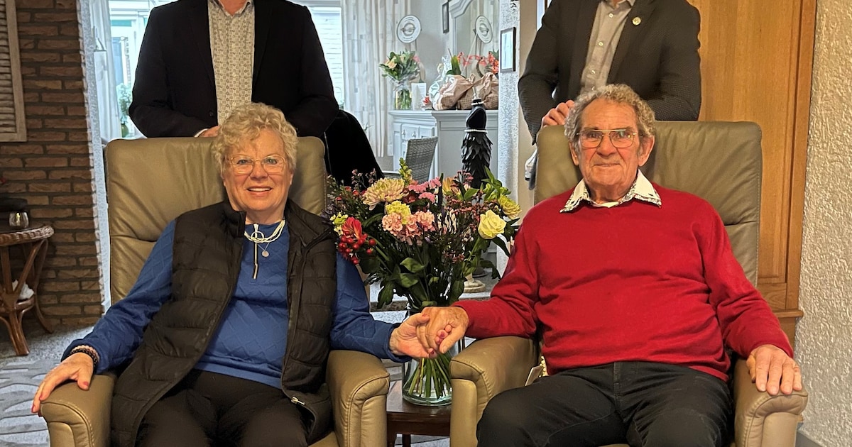 Echtpaar Pagen-Brinkhoff uit Landgraaf viert 65 jaar huwelijk