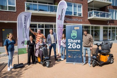 Proef deelscootmobielen gestart in Oud-Beijerland