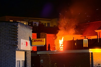 Brand bij woning op Dr. Slotemaker de Bruïneplein in Veenendaal