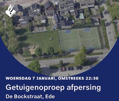 Man wordt afgeperst met vuurwapen in Ede: politie zoekt minderjarige getuige