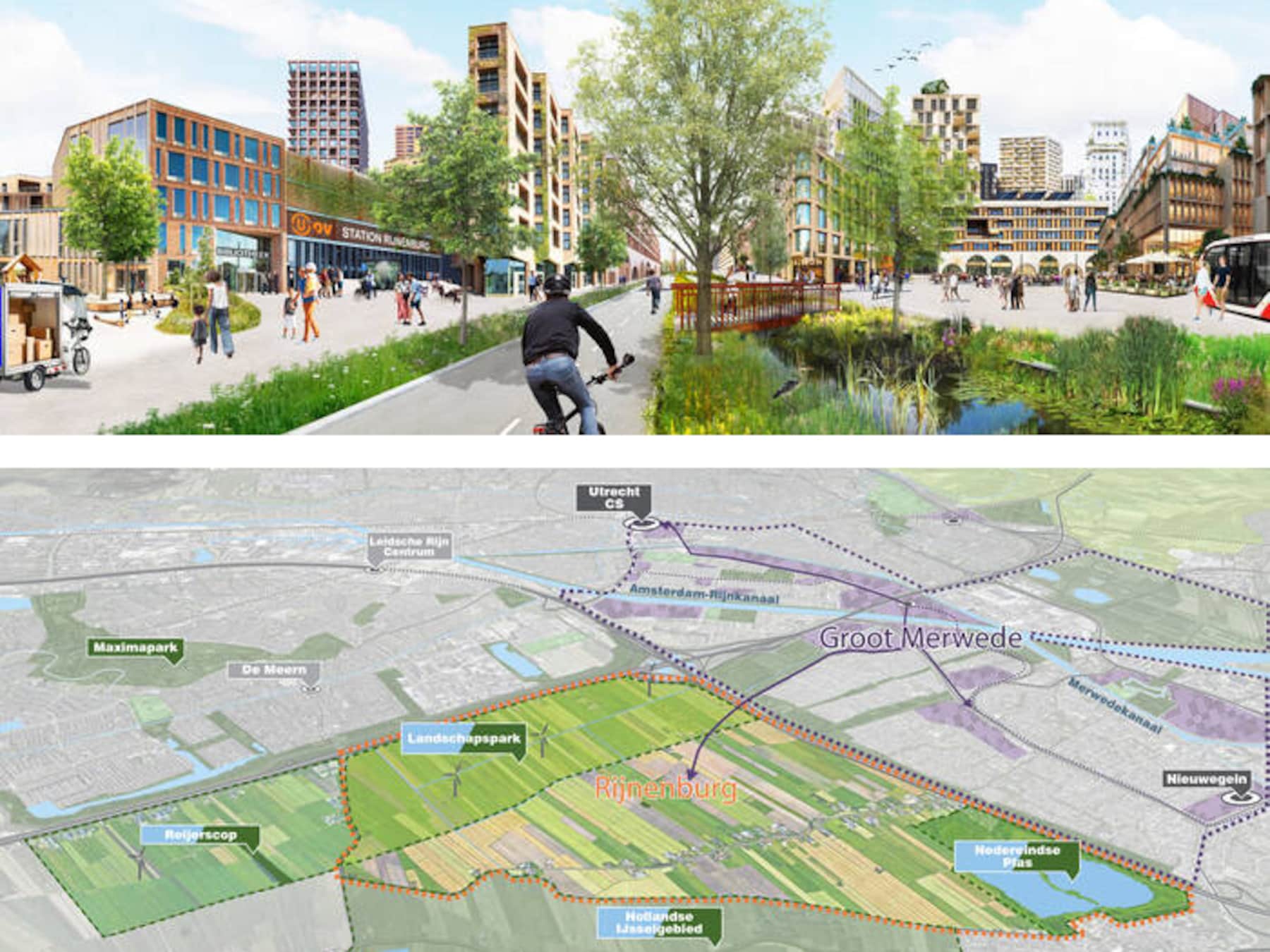 Utrechts nieuwe woonwijk Rijnenburg, met liefst 25.000 woningen, is een stap dichterbij