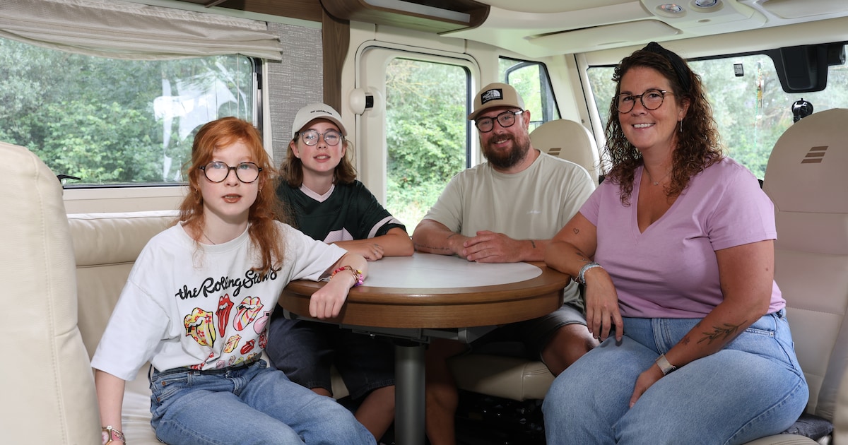 Familie Stoffels leeft fulltime in camper: ‘Zorgen zijn voor morgen’