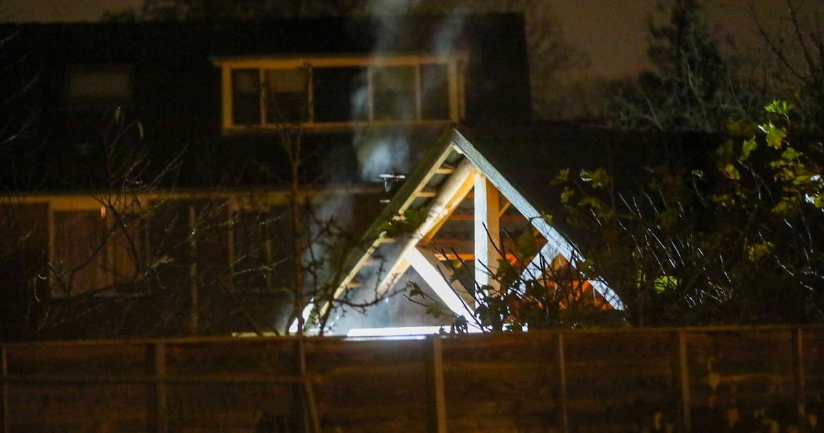 Brand in tuinhuisje op Methusalemlaan in Ugchelen