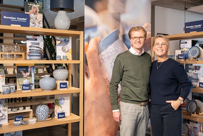 Decors komen en gaan, maar de blauwe rand blijft: dit stel uit Nijkerk zit achter het populaire Bunz