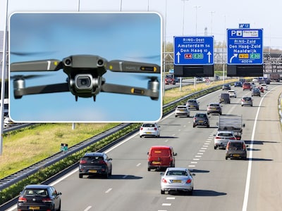 Politie gaat in heel Nederland verkeer in de gaten te houden met drones