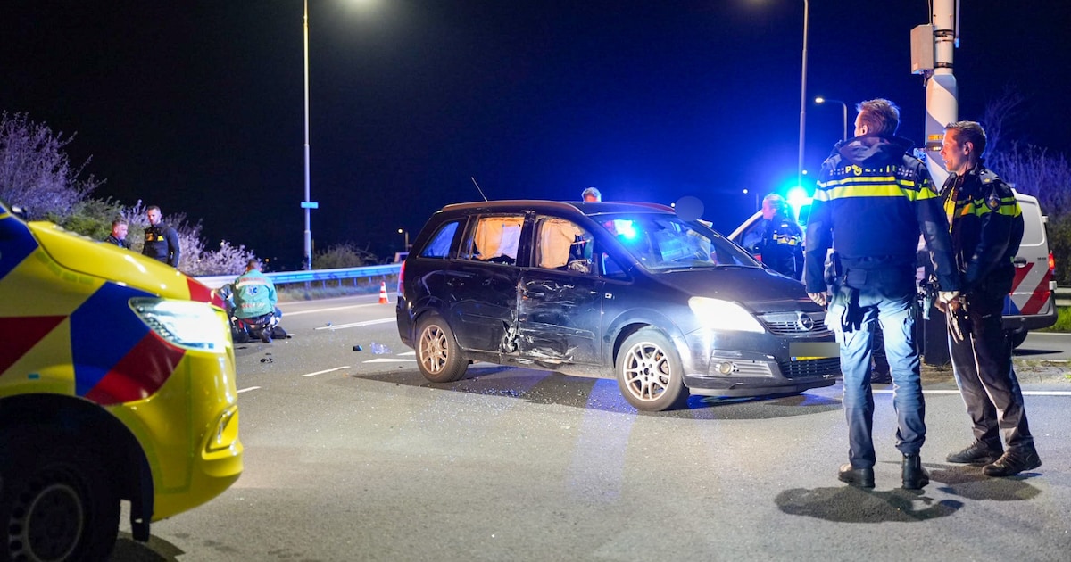 Motorrijder gewond na botsing op de Assumer Traverse in Heemskerk