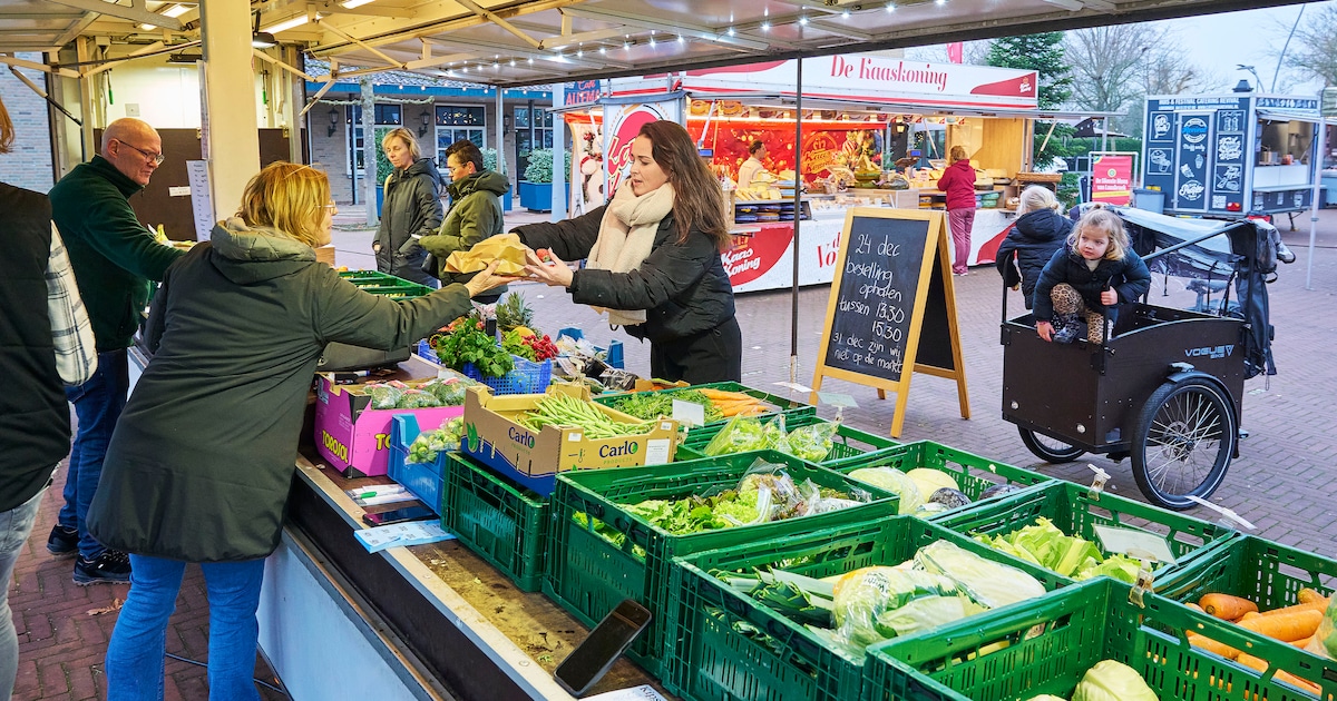 Weekmarkt en verschillende winkels dicht in Berkel om sneeuw