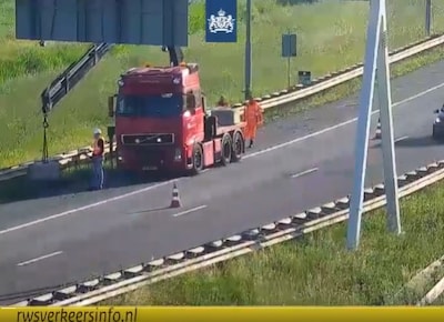 Betonblokken langs A28 zorgen voor lange files op wegen rond Zwolle