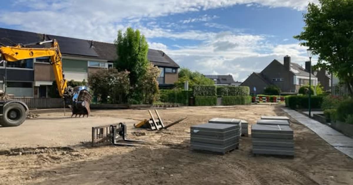 Werkzaamheden parkeerterrein Schepenenstraat in Montfoort gestart