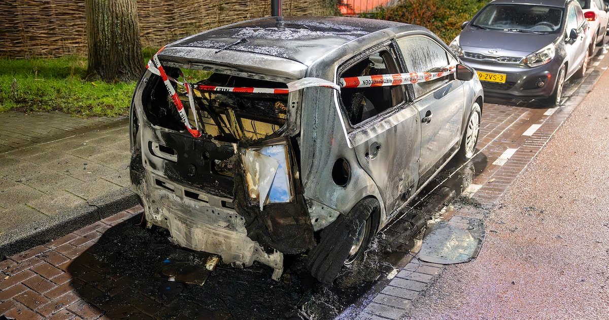 Auto uitgebrand aan Italiëlaan in Haarlem, politie houdt rekening met brandstichting