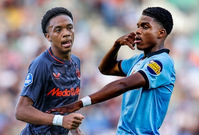 Feyenoord heeft met Jivayno Zinhagel en Jerayno Schaken goud in handen op de flanken