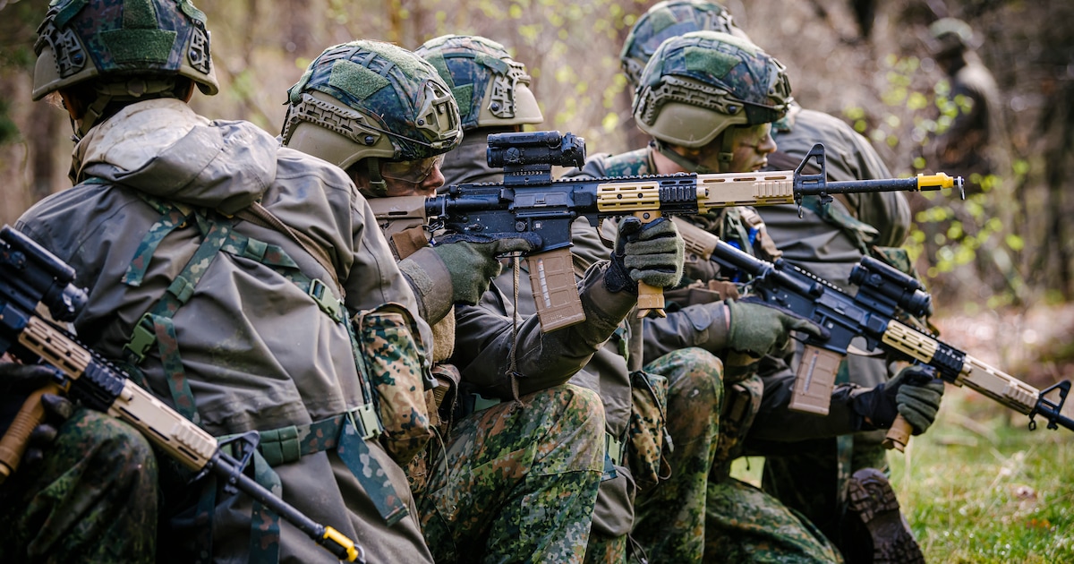 Militaire oefening in Vijlen en Vaals