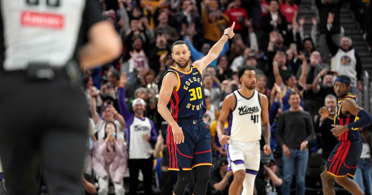 Mijlpaal voor Stephen Curry: Warriors-vedette als eerste NBA ...
