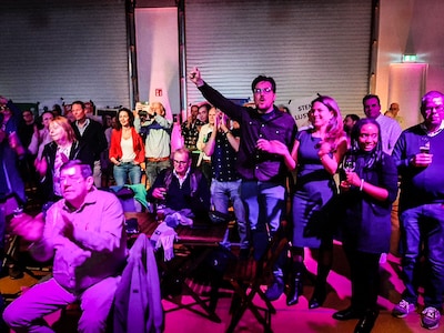 Feest bij het CDA en FvD. teleurstelling bij Huub Meijer, die vijf stemmen tekortkomt