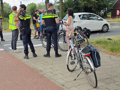 Fietser gewond na aanrijding met auto in Wageningen