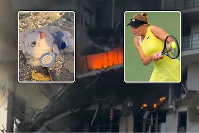 Knuffelbeer met racket onder puin: woning van Oekraïense tennisster verwoest na Russische aanval