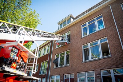 Felle brand in portiekwoning in Rotterdamse Tarwewijk
