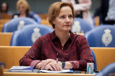 den-haag-judith-tielen-vvd-na-afloop-van-het-wekelijkse-vragenuur-in-de-tweede-kamer-anp-laurens-van-putten