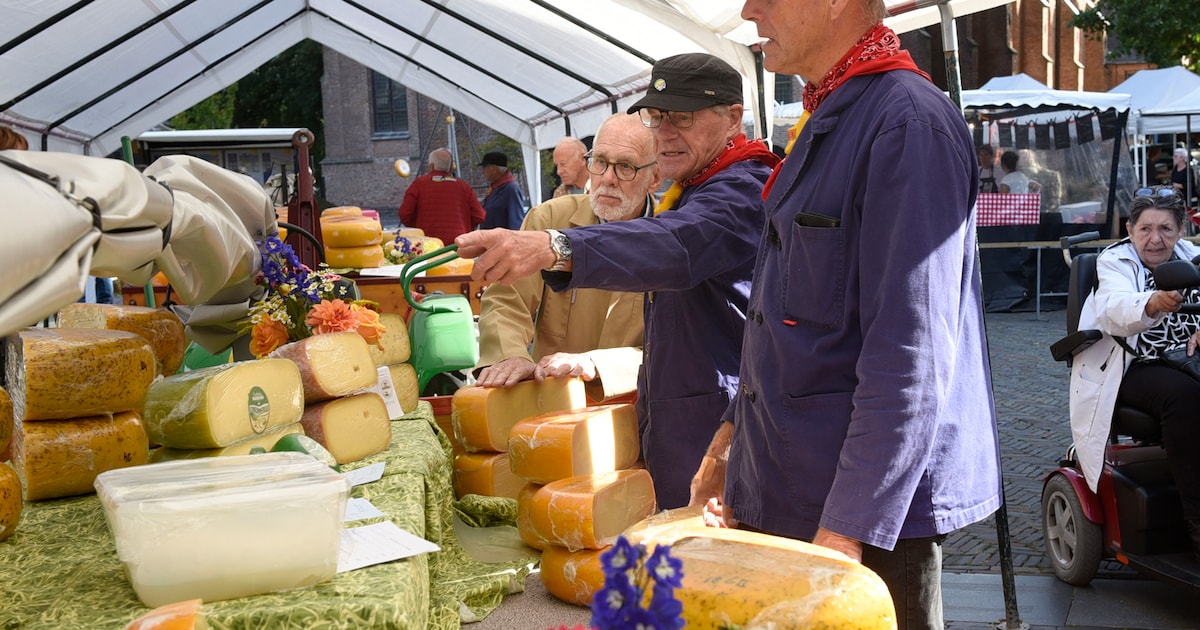 Handjeklap, klederdracht en kazen: Woerden in het teken van historische kaasmarkt