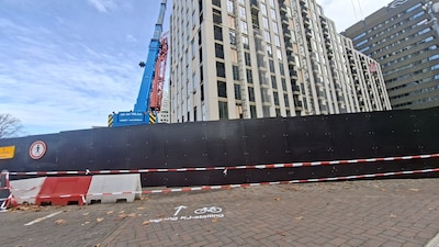 Lekkah! De ingang van de grote fietsenstalling onder Den Haag CS is eindelijk weer open
