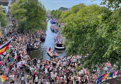 Where will you be standing? This is the route of the Amsterdam Canal Parade 2026