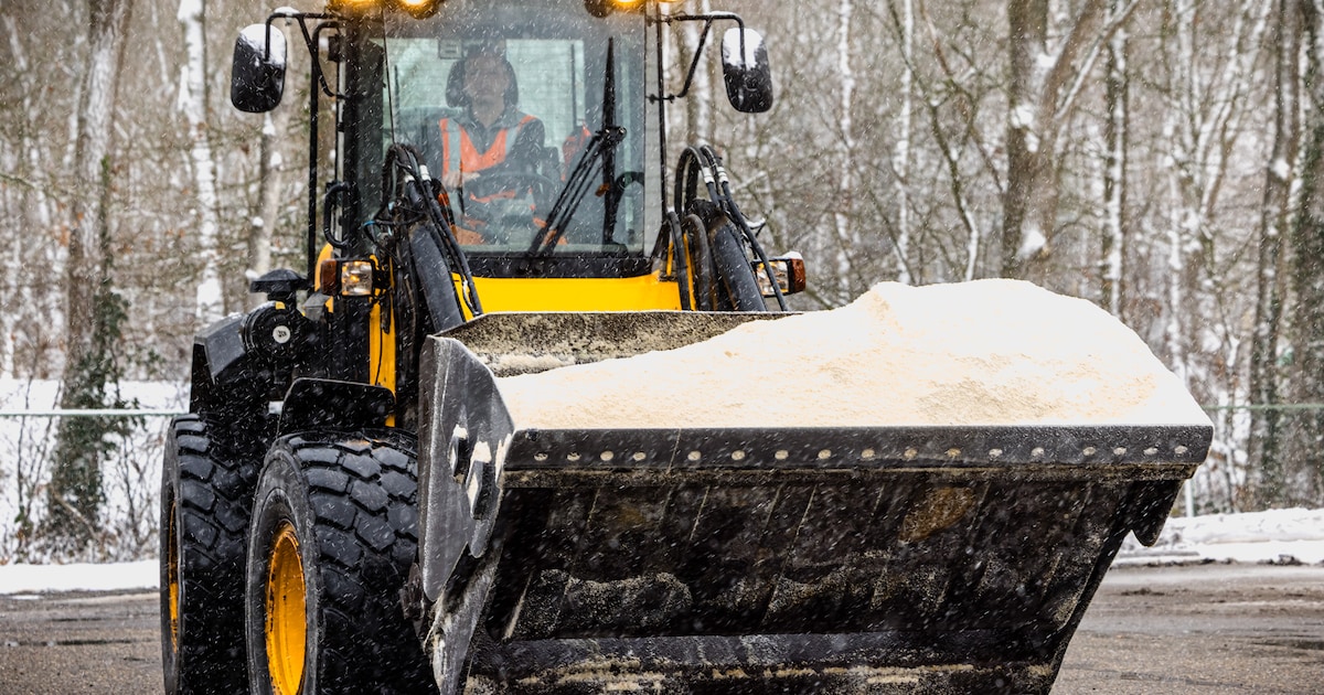 Winterweer zorgt voor zouttekort in Wormerland