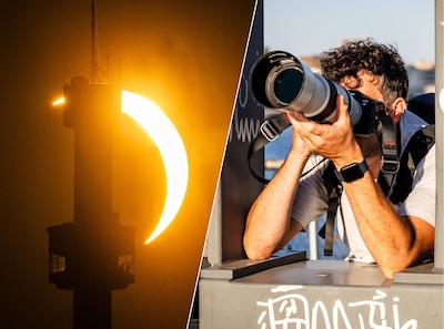 Op jacht naar de perfecte eclipsfoto met fotograaf Jeffrey Groeneweg: ‘Deze is wel heel vet’