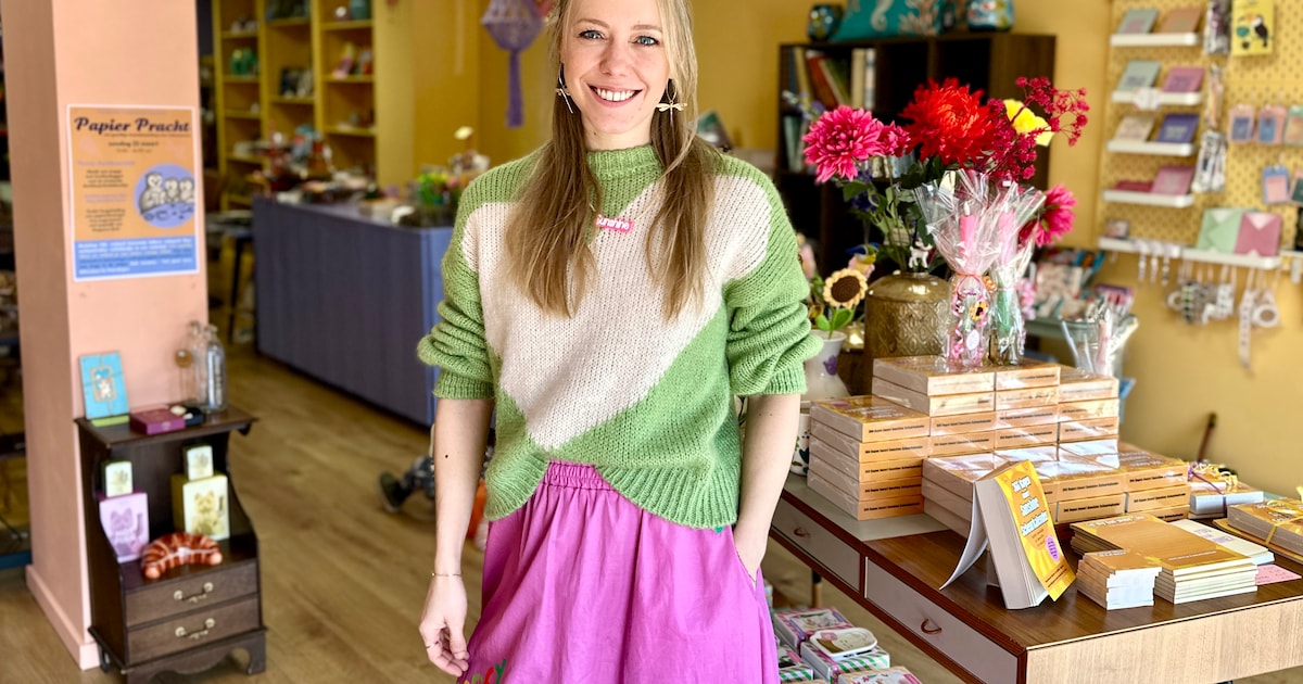 Vlaardingse Britt brengt positiviteit met cadeauwinkel: ‘Geen enkele muur is meer wit’