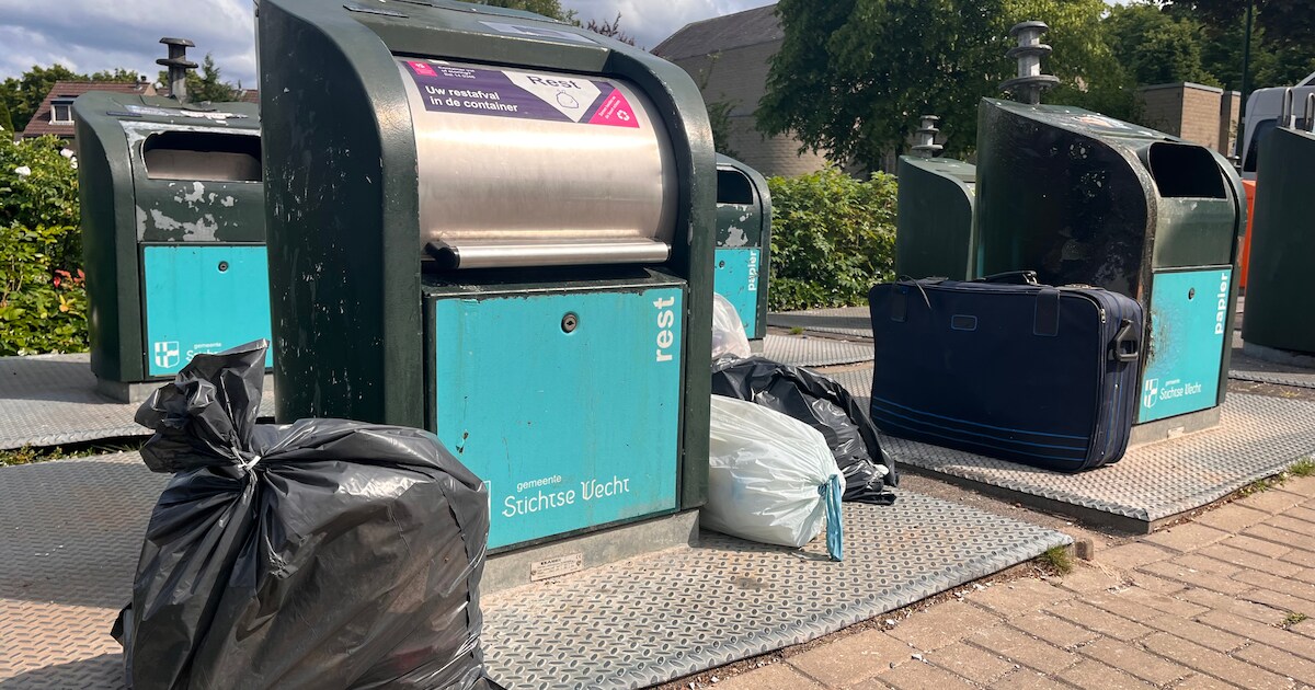 Vuilnisstaking heeft weinig impact in Maarssenbroek: volle containers zorgden toch al voor ergernis
