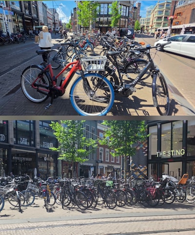 Rondslingerende fietsen vervuilen het straatbeeld en Fadoua is het zat: ‘Een plein is geen stalling’