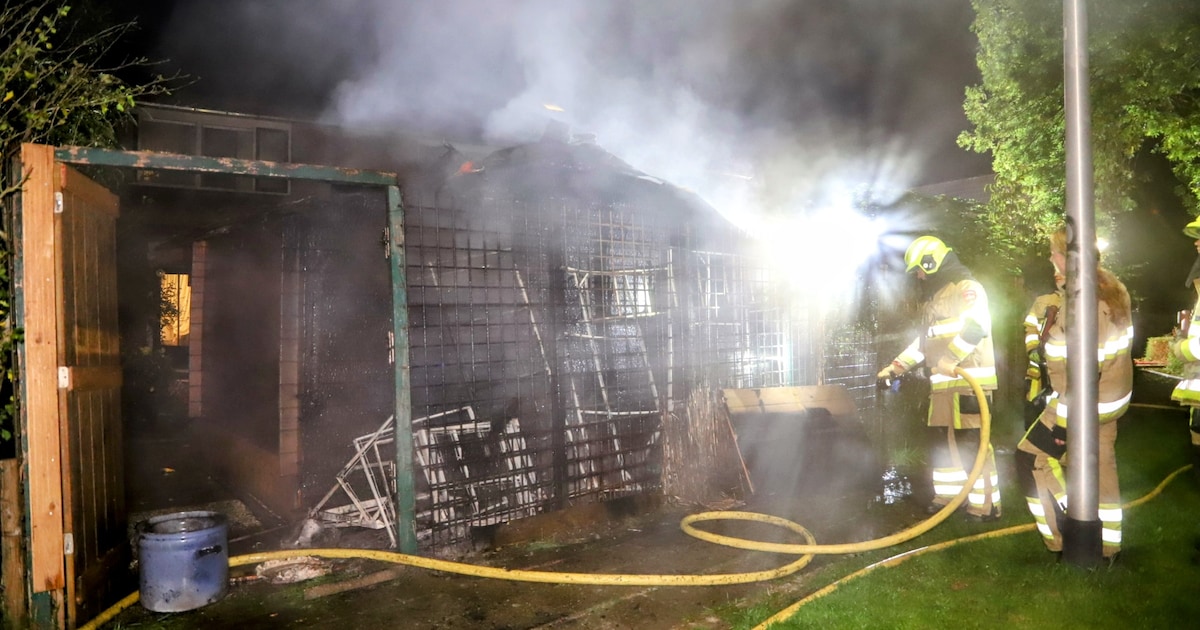 Schuur in Culemborg in de brand gevlogen, politie sluit brandstichting niet uit