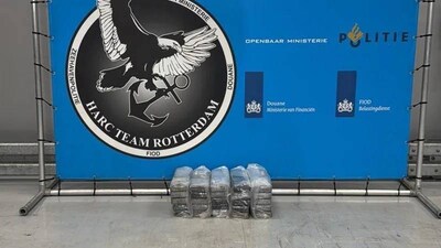 Douane vindt 80 pakketten cocaïne in containers in de Rotterdamse haven