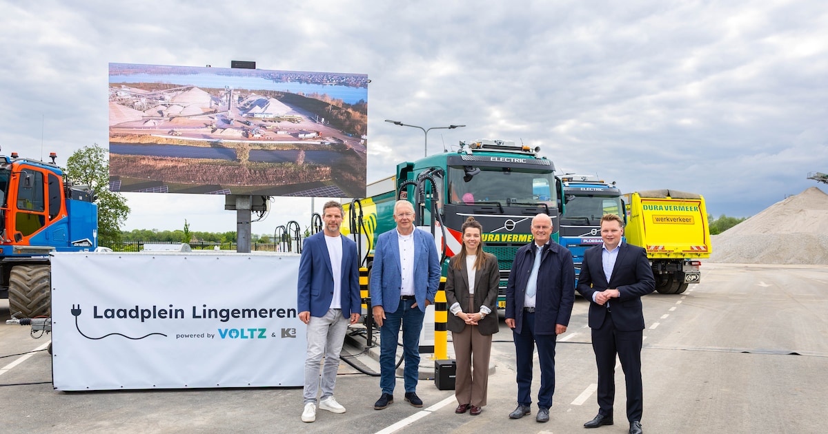Duurzaam laadplein bij Echteld geopend en Jelmer uit Ede wint ‘The Boardroom’
