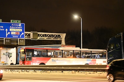 Bussen in en rond Utrecht blijven maandagochtend binnen, Transdev kiest voor veiligheid