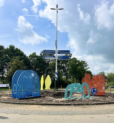 Ravenstein krijgt nieuw rotondekunstwerk 'Maaskracht'