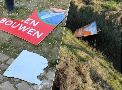 Verkiezingsborden veelvuldig doelwit, burgemeester vraagt om respect: ‘Oneens? Ga het gesprek aan’