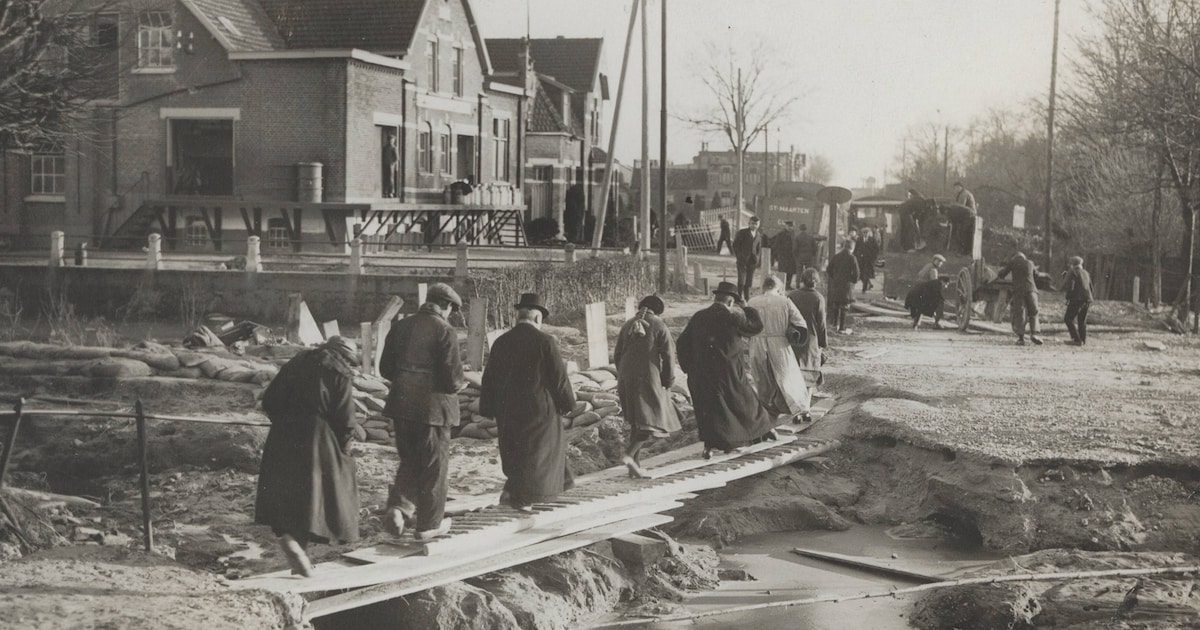 Herdenking watersnood 1926 in Overasselt