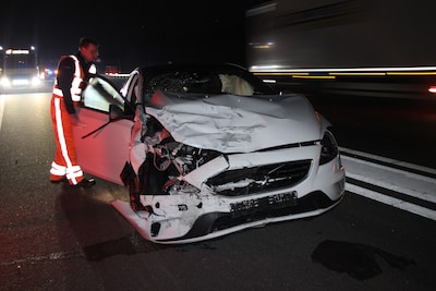 Harde botsing tussen auto en busje zorgt voor nachtelijke afsluiting A1 bij Bathmen