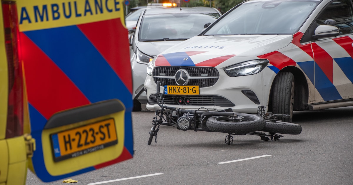 Fatbiker raakt gewond bij botsing met auto in Woerden