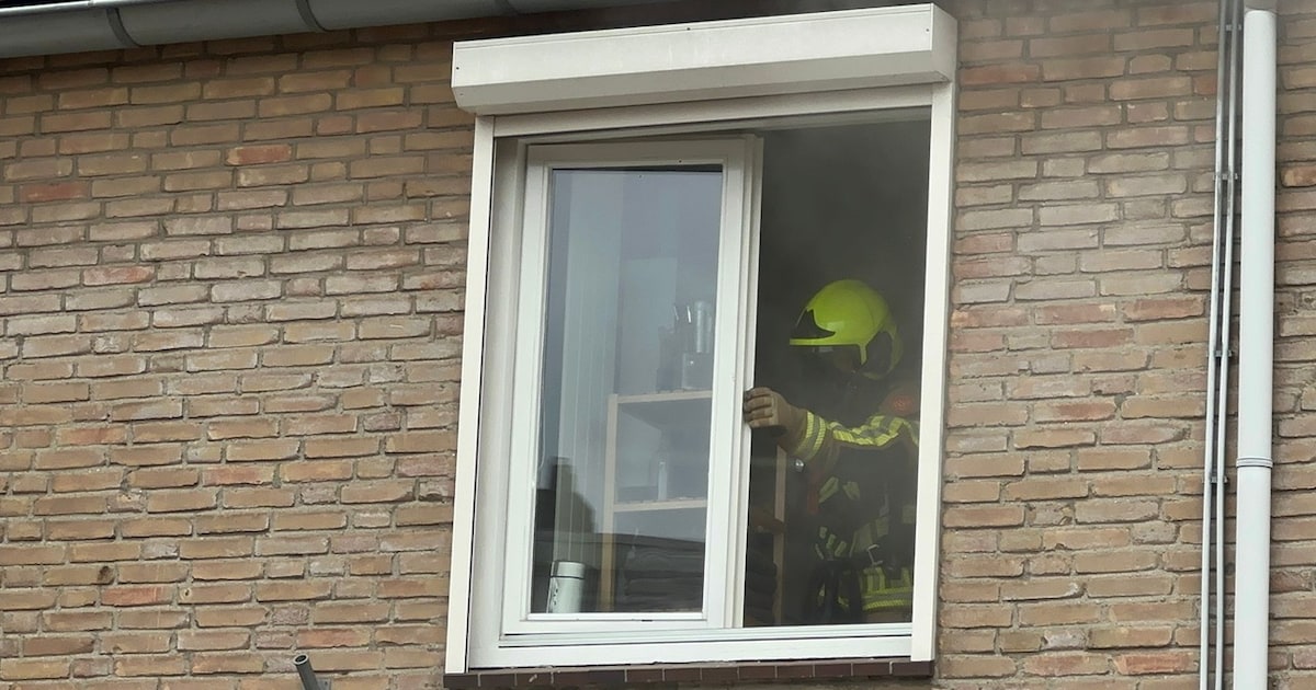 Wasdroger in brand in woning op Oordruwe Maastricht