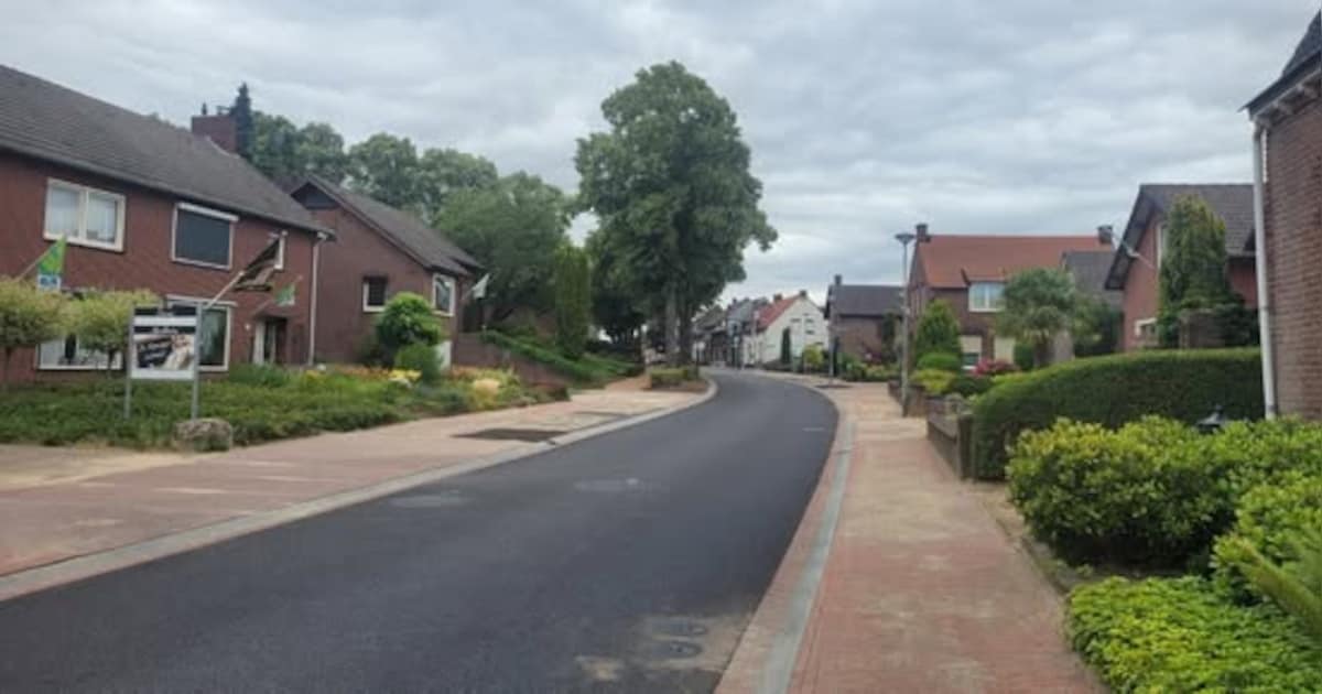 Dorpsstraat in Melick deels gereed voor verkeer