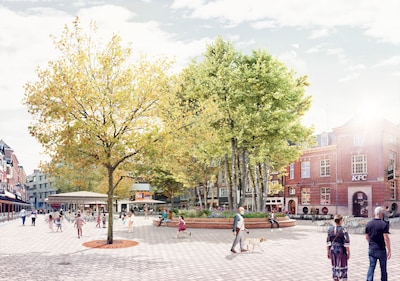 Gemeente Eindhoven houdt slag om de arm: afmetingen terrassen Markt nog niet definitief bepaald