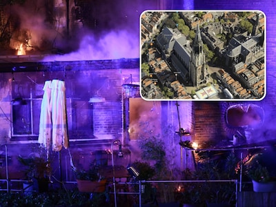 Grote brand in historische binnenstad Delft onder controle; bewoners in café opgevangen