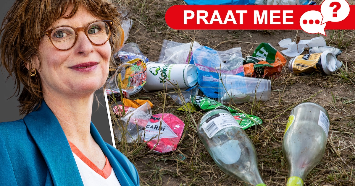 Schoolkinderen leren over het opruimen van zwerfafval: Vind jij het een troep op straat?