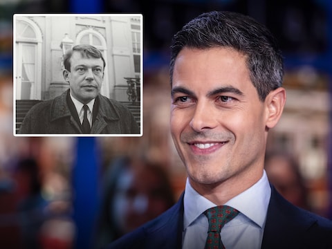 D66-Oprichter Hans van Mierlo en huidig leider Rob Jetten.